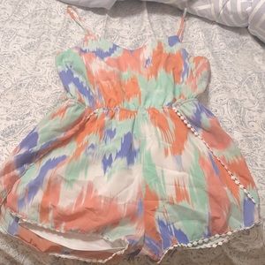 colorful pastel romper